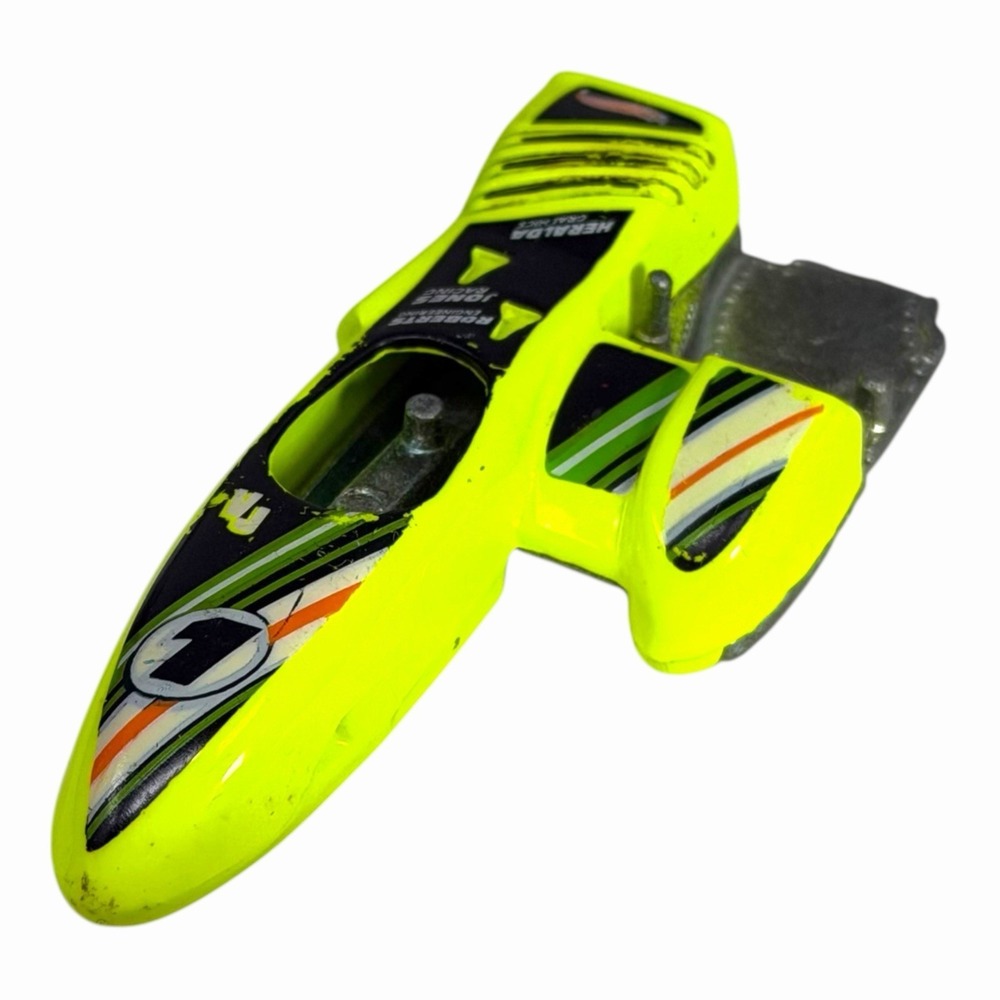 Vintage Hotwheels-Mattel Inc. 2000 Outsider‎ Neon Green Diecast Speed Boat